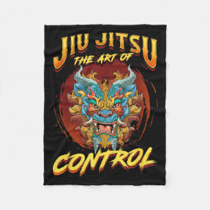 BJJ Die Kunst der Kontrolle - Grappling Jiu Jitsu Fleecedecke