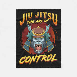 BJJ Die Kunst der Kontrolle - Grappling Jiu Jitsu Fleecedecke