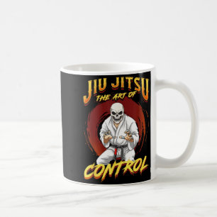 BJJ Die Kunst der Kontrolle - Grappling Jiu Jitsu Kaffeetasse
