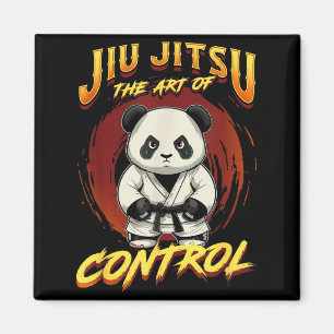 BJJ Die Kunst der Kontrolle - Grappling Jiu Jitsu Magnet