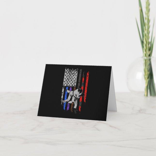 BJJ-Flag von Jiu Jitsu Stars & Stripes Karte (Vorderseite)