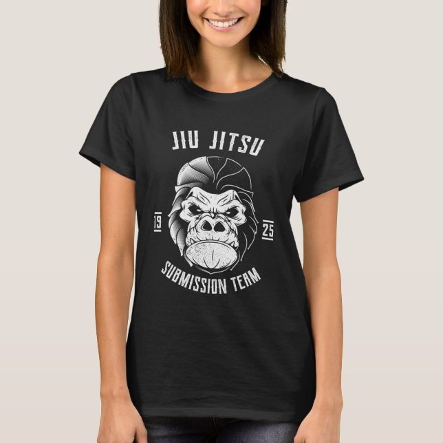 BJJ Gorilla  Brazilian Jiu Jitsu and Grappling  1 T-Shirt (Vorderseite)