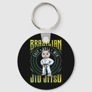 BJJ-Griff-Roll-Sieg - Grappling Jiu Jitsu Süße Kat Schlüsselanhänger