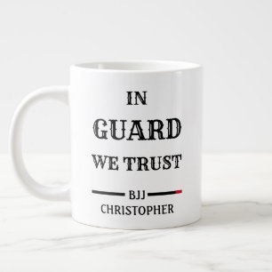 BJJ Guard Wir vertrauen Black Belt Riege Jumbo-Tasse