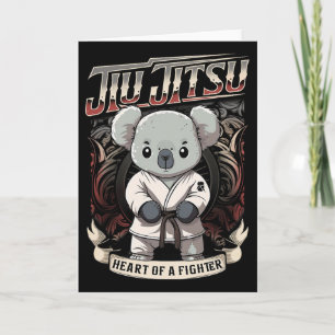 Bjj Herz eines Kämpfers - Jiu Jitsu Byby Koala Karte