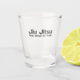 BJJ Jiu Jitsu Brasilien Martial Arts Stich Snap od Schnapsglas