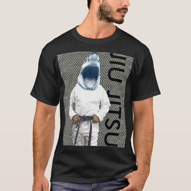 BJJ Jiu Jitsu Haifischgi-Shirt T-Shirt (Vorderseite)