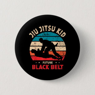BJJ Kind Martial Art Jiu Jitsu Zukünftiger Schwarz Button