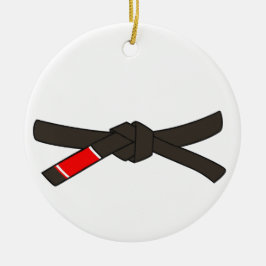 BJJ Schwarzer Gürtel-Ornament Brasilianer Jiu-Jits Keramik Ornament