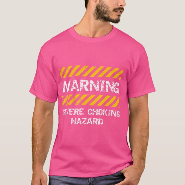 Bjj Shirt Warnung Schwere Choking Hazard Jiu Jitsu (Vorderseite)