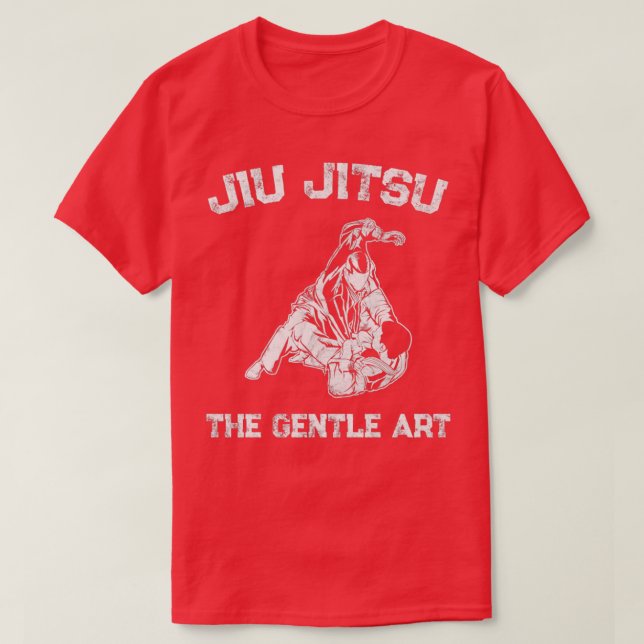 BJJ The Gentle Art Brazilian Jiu Jitsu Training MM T-Shirt (Design vorne)