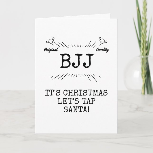 BJJ Weihnachtslustige Stich Weihnachten Personalis (Vorderseite)