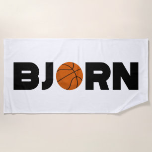 Bjorn Basketball Strandtuch
