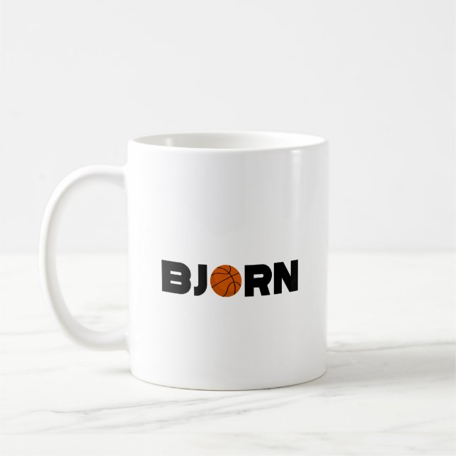Bjorn Basketball Tasse (Links)