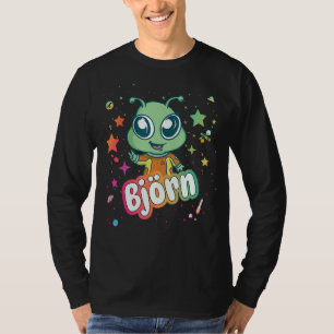 BJÖRN - Name des Niedlichen Jungen mit niedlicher T-Shirt