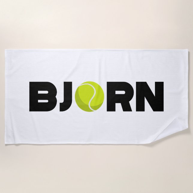 Bjorn Tennis Strandtuch (Vorderseite)