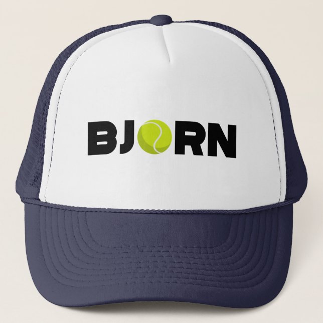 Bjorn Tennis Truckerkappe (Vorderseite)