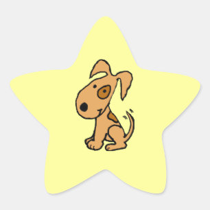 BK - Happy Dog Star Stickers