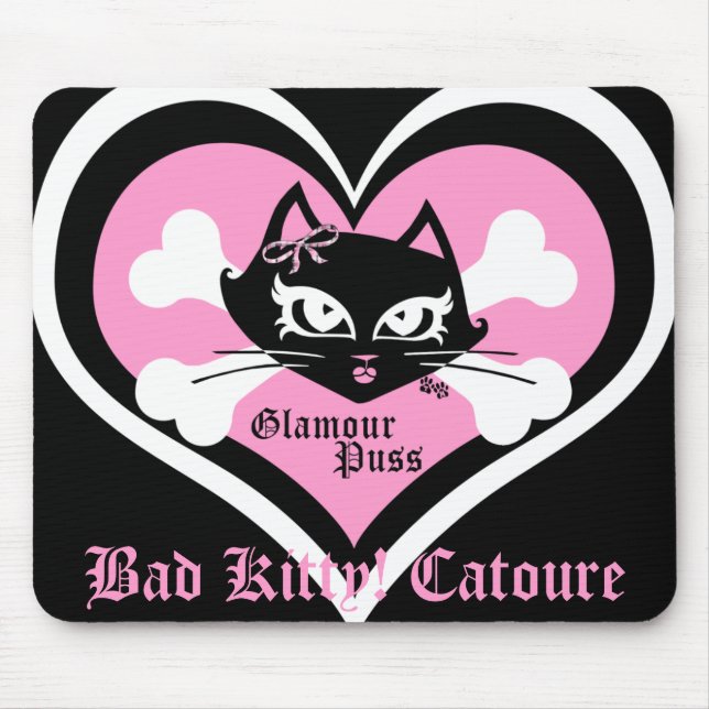 BKC Glamour-Mietze MeesePad Mousepad (Vorne)