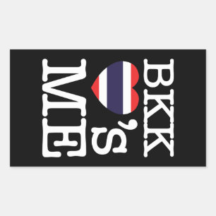 BKK LIEBE ME RECHTECKIGER AUFKLEBER