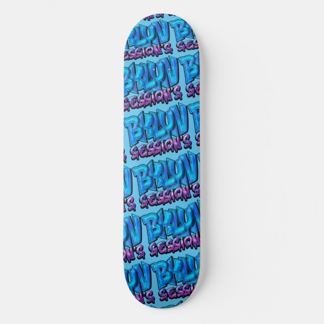 Bklyn Sessions Skateboard Deck (Vorderseite)