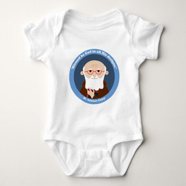 Bl. Solanus Casey Baby Strampler (Vorderseite)