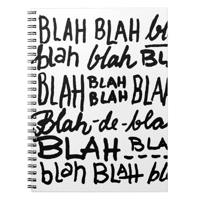 Blablabla Notizblock (Vorderseite)