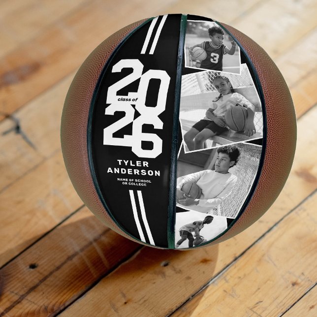 Black 2025 Abschluss Senior 4 Foto Basketball (Von Creator hochgeladen)