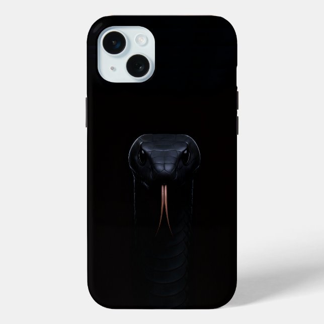 Black 4 Luxe, Black Mamba Snake Case-Mate iPhone Hülle (Rückseite)