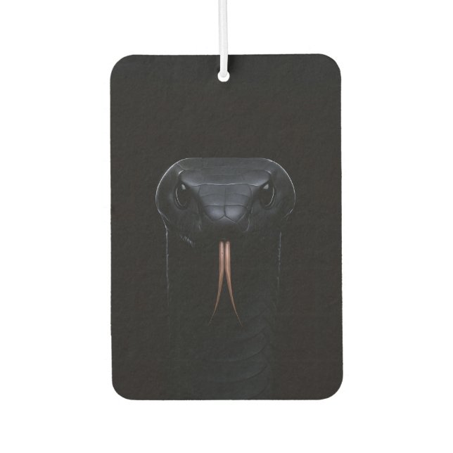 Black 4 Luxe Car Air Fresheners, Black Mamba Autolufterfrischer (Vorderseite)