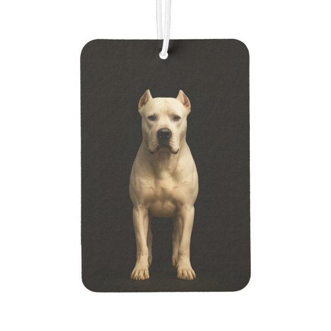 Black 4 Luxe Car Air Fresheners Bold Dog Argentino Autolufterfrischer (Rückseite)