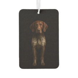 Black 4 Luxe Car Air Fresheners, German Pointer Autolufterfrischer