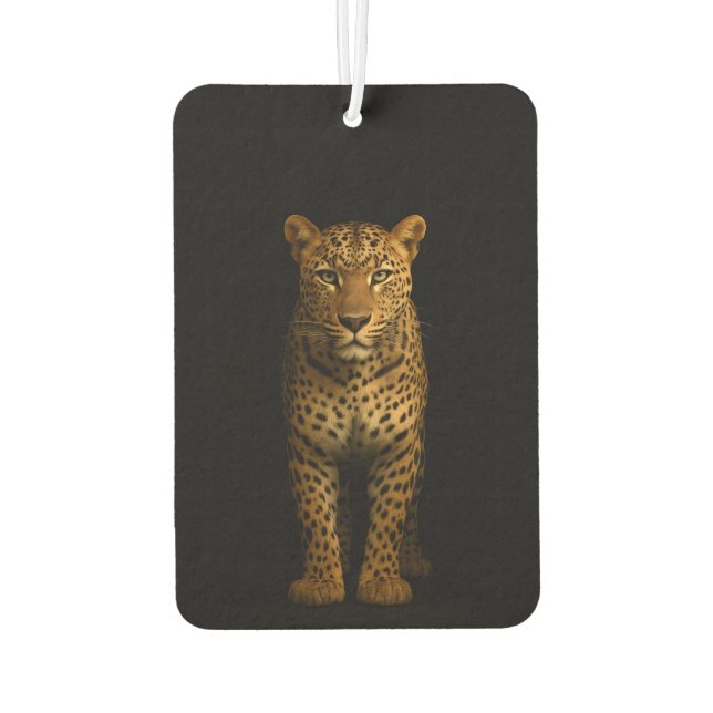Black 4 Luxe Car Air Fresheners Majestic Leopard Autolufterfrischer (Rückseite)