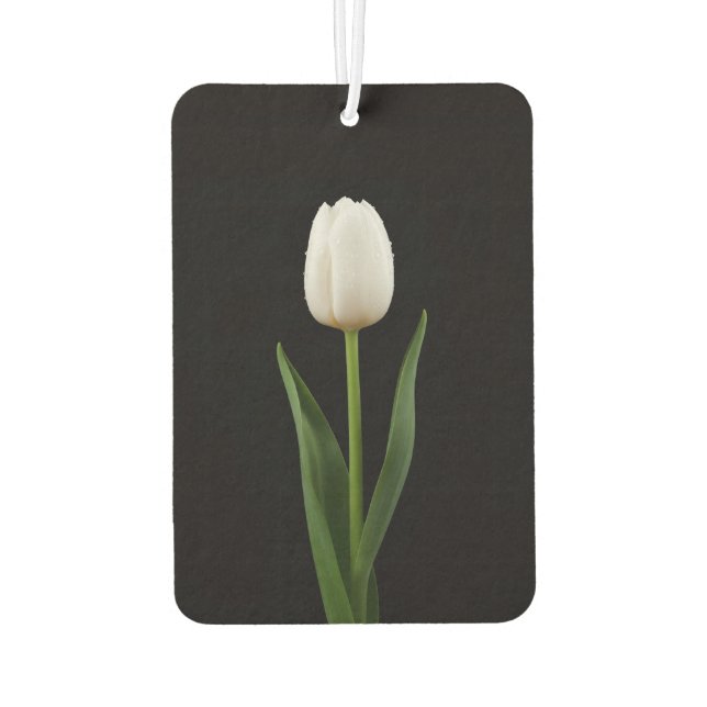 Black 4 Luxe Car Air Fresheners Pearl White Tulip Autolufterfrischer (Rückseite)
