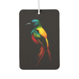 Black 4 Luxe Car Air Fresheners, Rainbow Bird Autolufterfrischer