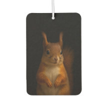 Black 4 Luxe Car Air Fresheners, Red Squirrel