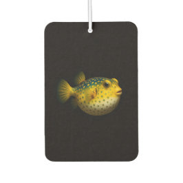 Black 4 Luxe Car Air Fresheners, Yellow Putterfish Autolufterfrischer