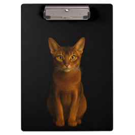 Black 4 Luxe Clipboard, Abyssinian Beauty Klemmbrett