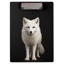 Black 4 Luxe Clipboard, Ivory Arctic Fox Klemmbrett