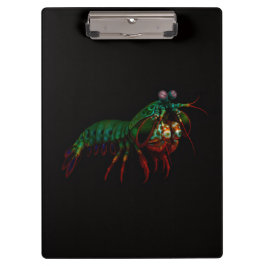 Black 4 Luxe Clipboard, Mantis Shrimp Klemmbrett