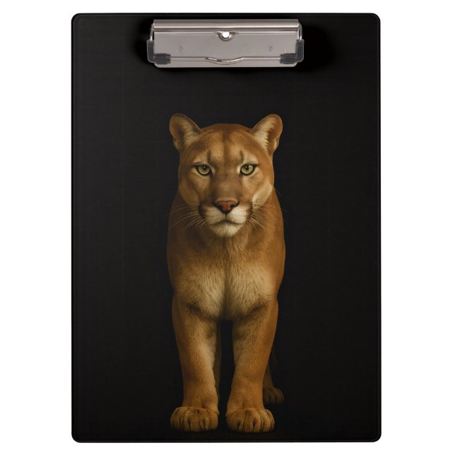 Black 4 Luxe Clipboard, Silent Prime Puma Klemmbrett (Vorderseite)
