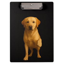 Black 4 Luxe Clipboard, Tender Labrador Klemmbrett