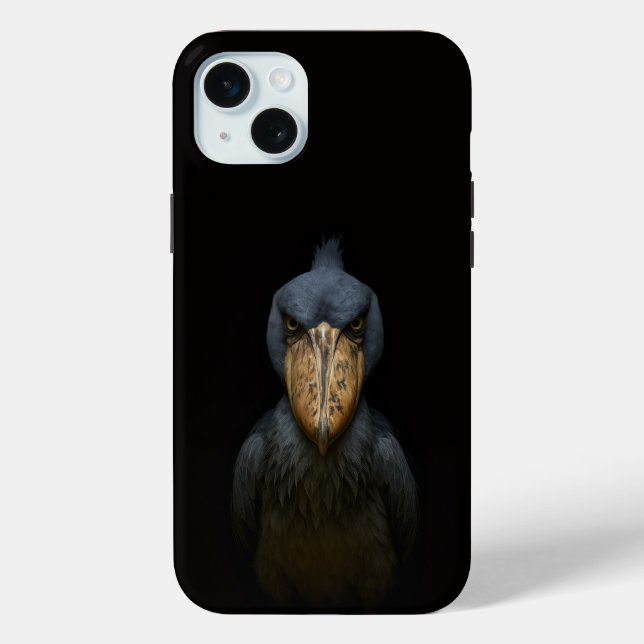 Black 4 Luxe, Exotic Shoebill Bird Case-Mate iPhone Hülle (Rückseite)