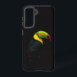 Black 4 Luxe  Galaxy S21 Case, Keel Billed Tucan Samsung Galaxy Hülle<br><div class="desc">Add a touch of radiant tropical allure to your everyday tech with our Black 4 Luxe Galaxy S21 Case featuring the exquisite Keel Billed Tucan. Set against a flawless deep black background, this stunning rainforest bird bursts to life with vivid realism — its signature beak glowing in shades of emerald...</div>