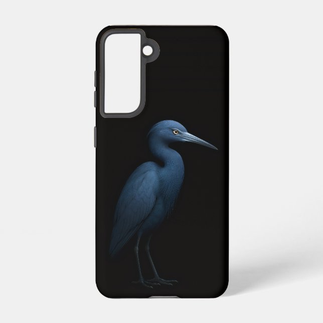 Black 4 Luxe  Galaxy S21 Case, Little Blue Heron Samsung Galaxy Hülle (Rückseite)