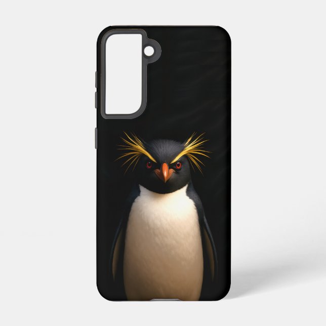 Black 4 Luxe Galaxy S21 Case, Rockhopper Penguin Samsung Galaxy Hülle (Rückseite)
