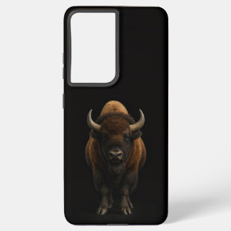 Black 4 Luxe Galaxy S21 Plus, American Bison Samsung Galaxy Hülle