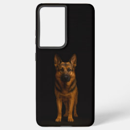Black 4 Luxe Galaxy S21 Plus, German Shepherd Samsung Galaxy Hülle