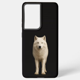 Black 4 Luxe Galaxy S21 Plus, Ivory Arctic Wolf Samsung Galaxy Hülle