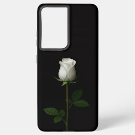 Black 4 Luxe Galaxy S21 Plus, Pure White Rose Samsung Galaxy Hülle